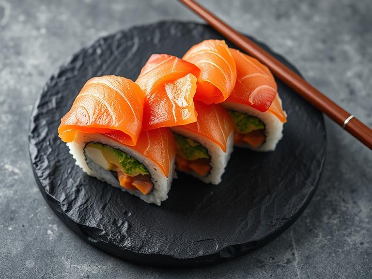 sushi-order-topped-with-salmon-nyt​